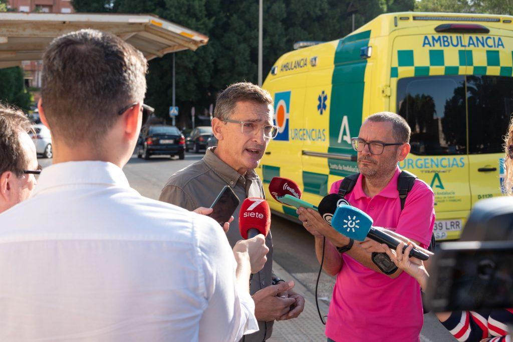 El PSOE desvela que el Gobierno de Moreno Bonilla cuenta con ambulancias de “primera o segunda” según el municipio