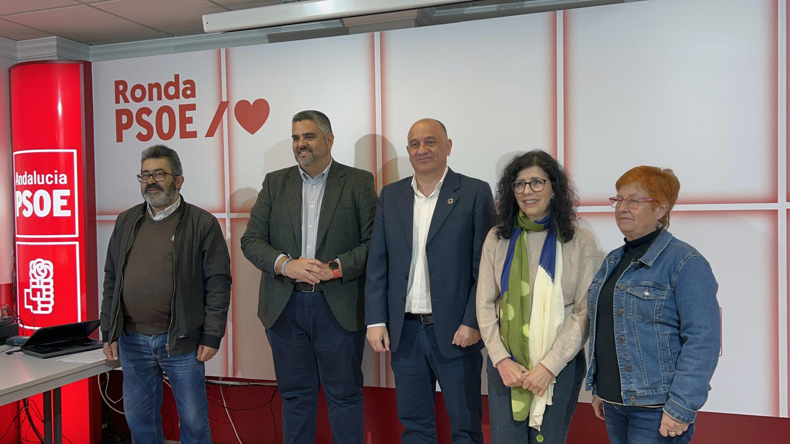 El PSOE asegura que va a seguir peleando por el centro sociosanitario de Ronda y acusa al PP de engañar a la ciudadanía de la Serranía