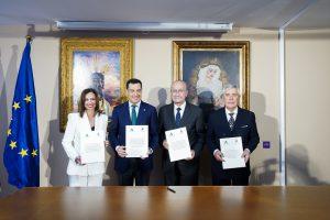 Ayuntamiento de Málaga, Junta de Andalucía y Hermandad del Cautivo firman un acuerdo para la cesión de unas parcelas en la Trinidad para la construcción de su casa hermandad