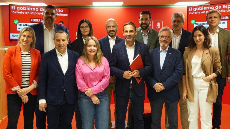 El PSOE destaca que las políticas del Gobierno de Pedro Sánchez están haciendo que Málaga esté en cifras récords de empleo