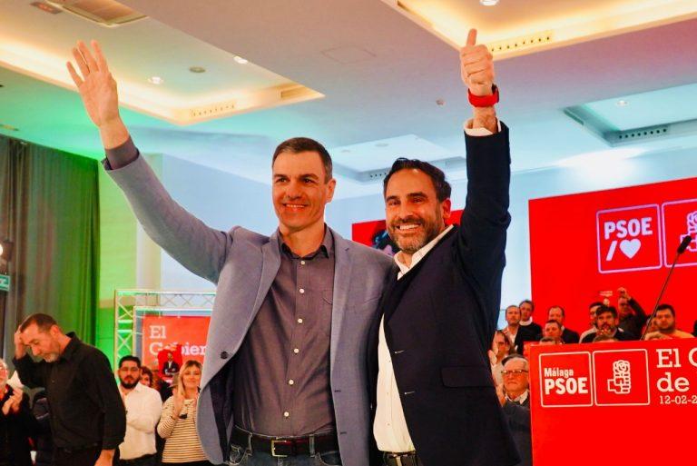 Dani Pérez: “Presidente Pedro Sánchez, aquí estamos los socialistas malagueños para seguir haciendo este camino juntos”