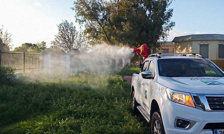 El Ayuntamiento intensifica las tareas de control de mosquitos en el entorno de la desembocadura del Guadalhorce