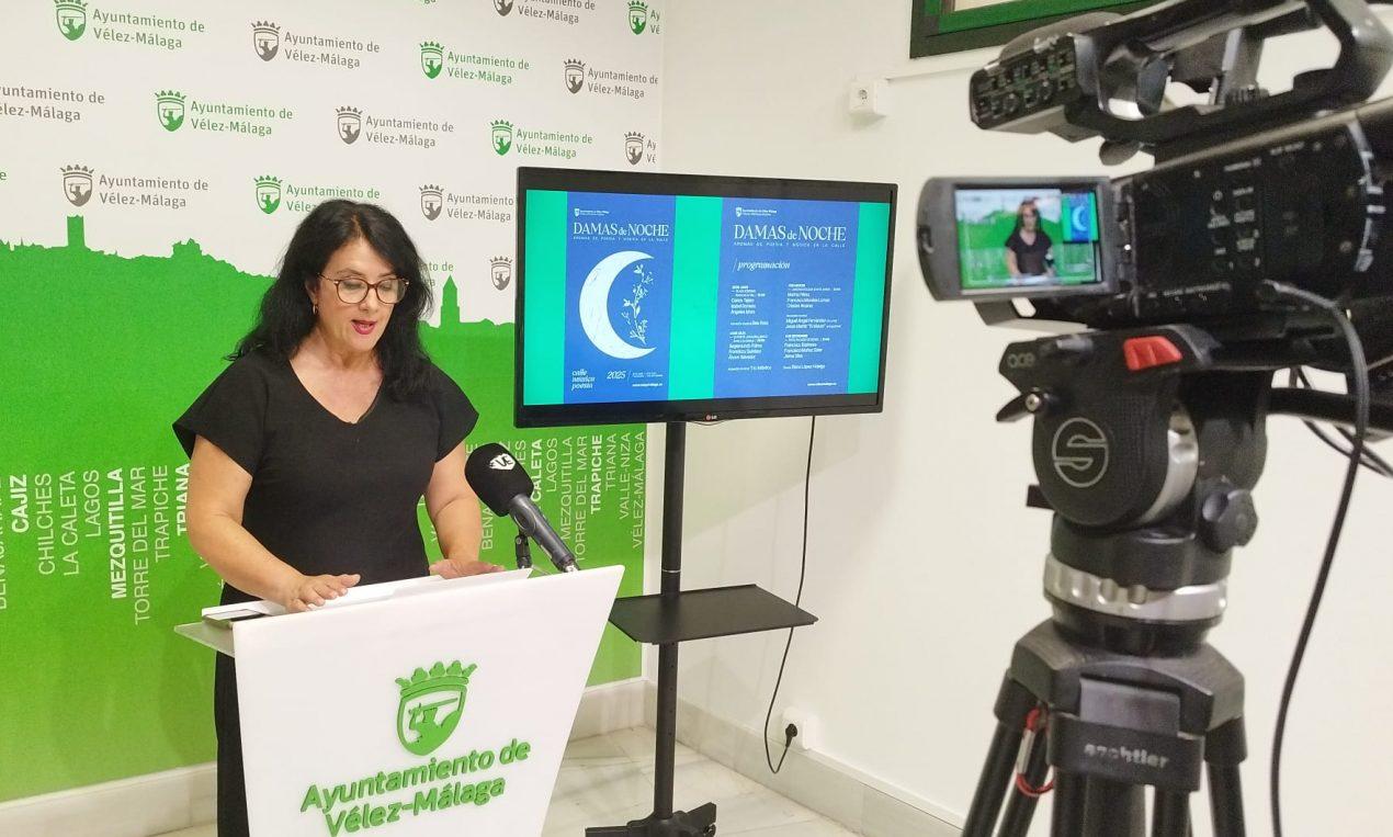 “Damas de Noche” prepara cuatro citas veraniegas con la mejor poesía local y nacional en entornos icónicos del Centro Histórico veleño