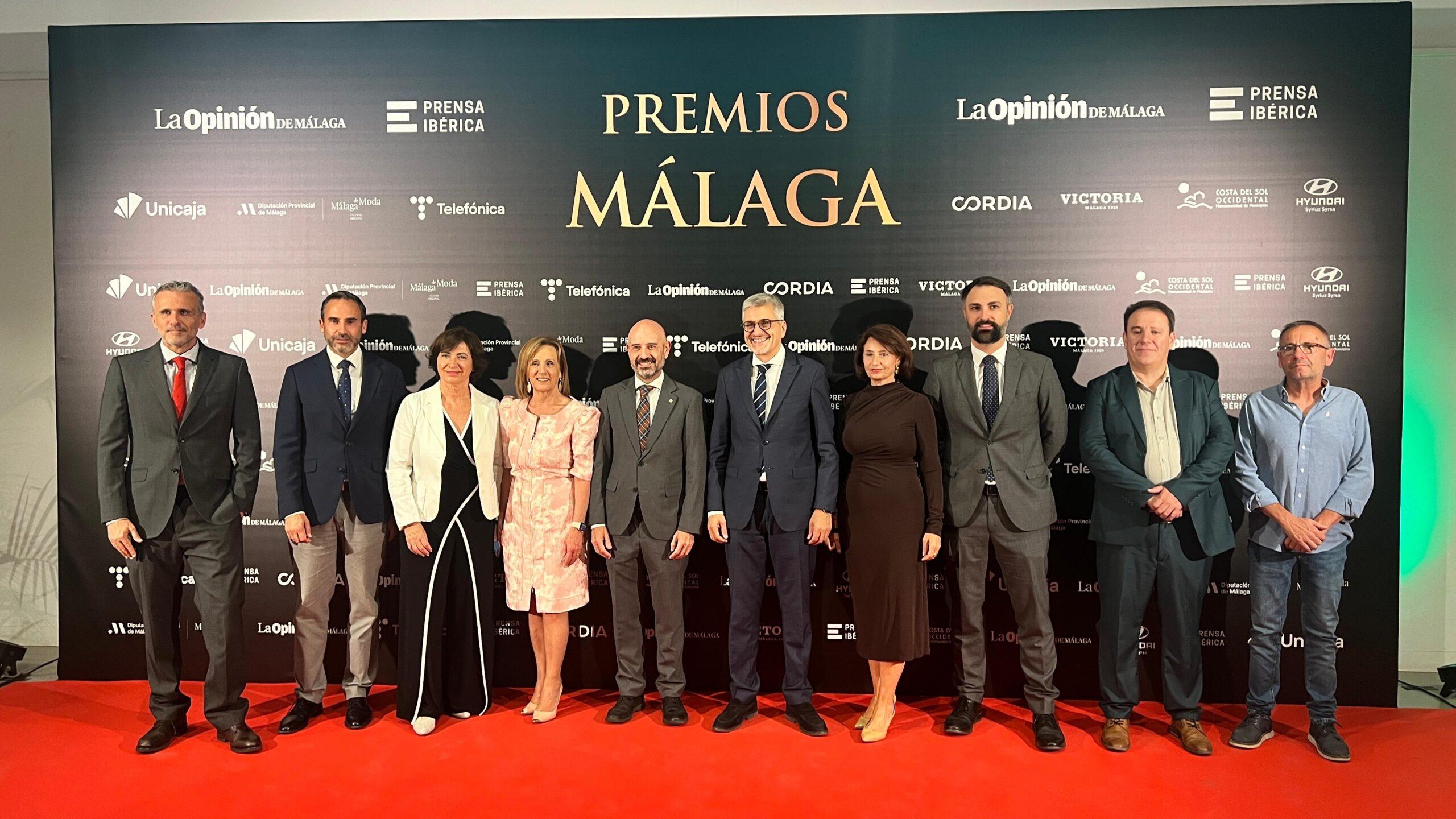 Josele Aguilar, Dani Pérez y Carmen Segura apoyan el talento y la innovación malagueña en la XII Gala de los Premios Málaga
