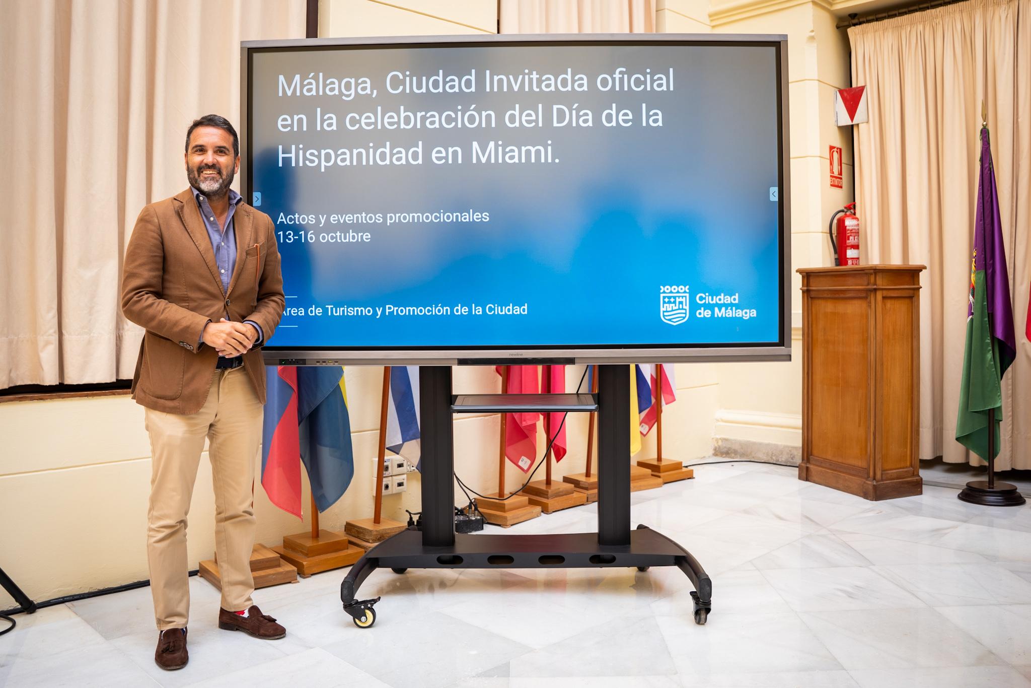 Málaga se promocionará del 13 al 16 de octubre en Miami como ‘Ciudad invitada’ con motivo del Día de la Hispanidad