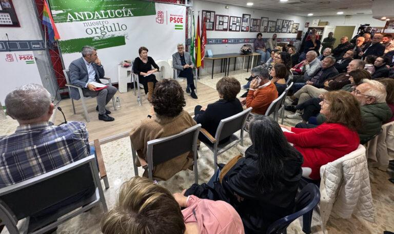 Magdalena Álvarez advierte de que Juanma Moreno está desmantelando «pieza a pieza» el Estado del Bienestar en Andalucía