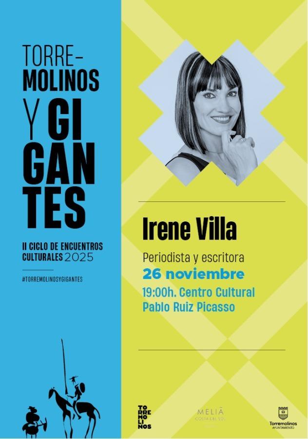 La periodista y psicóloga Irene Villa, protagonista en la próxima cita de ‘Torremolinos y Gigantes’