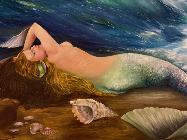 Se celebra en el COAAT Málaga la exposición de pintura “Entremares” de Conchi Muñoz Sevilla