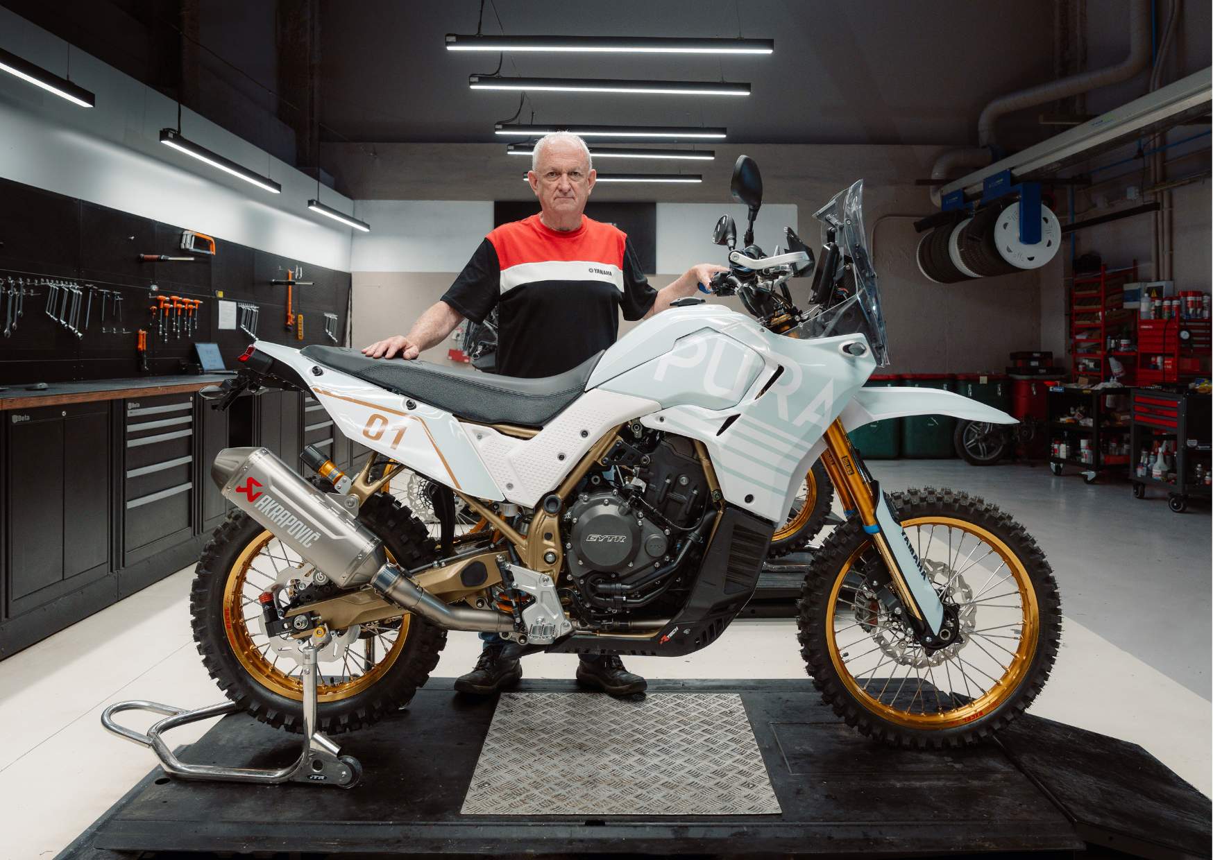 Yamaha Málaga Center y el ingeniero Ramon Forcada lanzan PURA, una moto artesanal con ADN malagueño inspirada en el Dakar