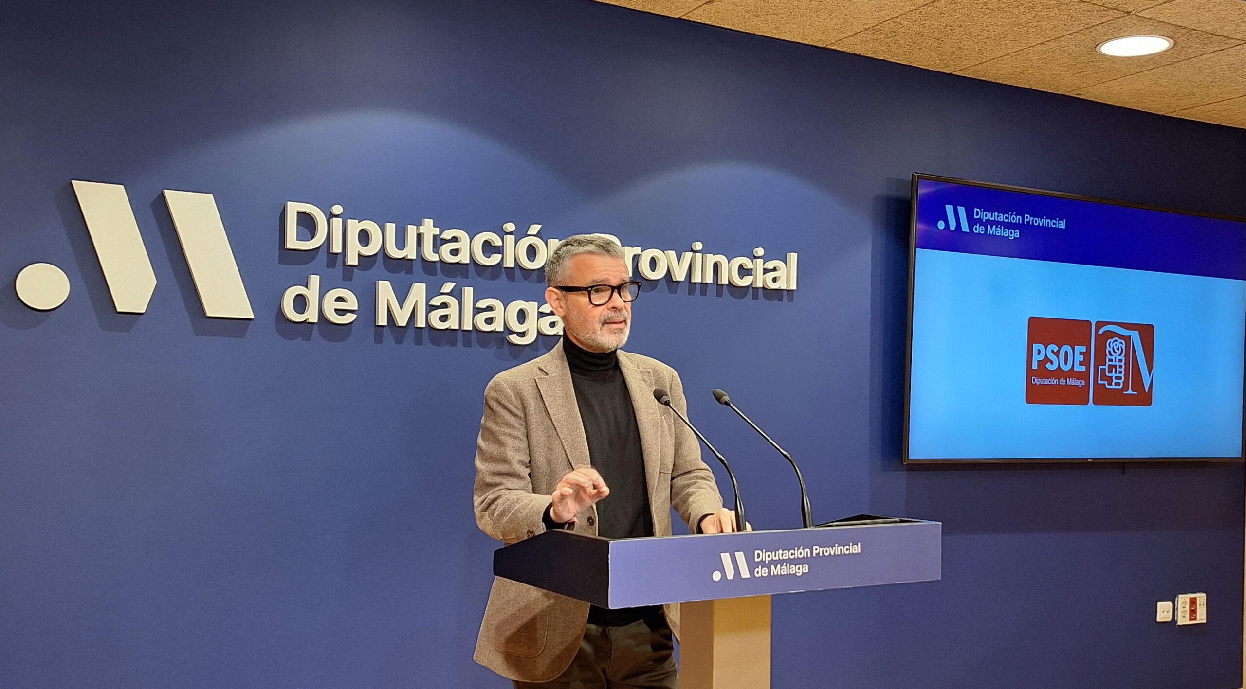 El PSOE reclamará en la Diputación de Málaga un aumento de la financiación autonómica a los ayuntamientos