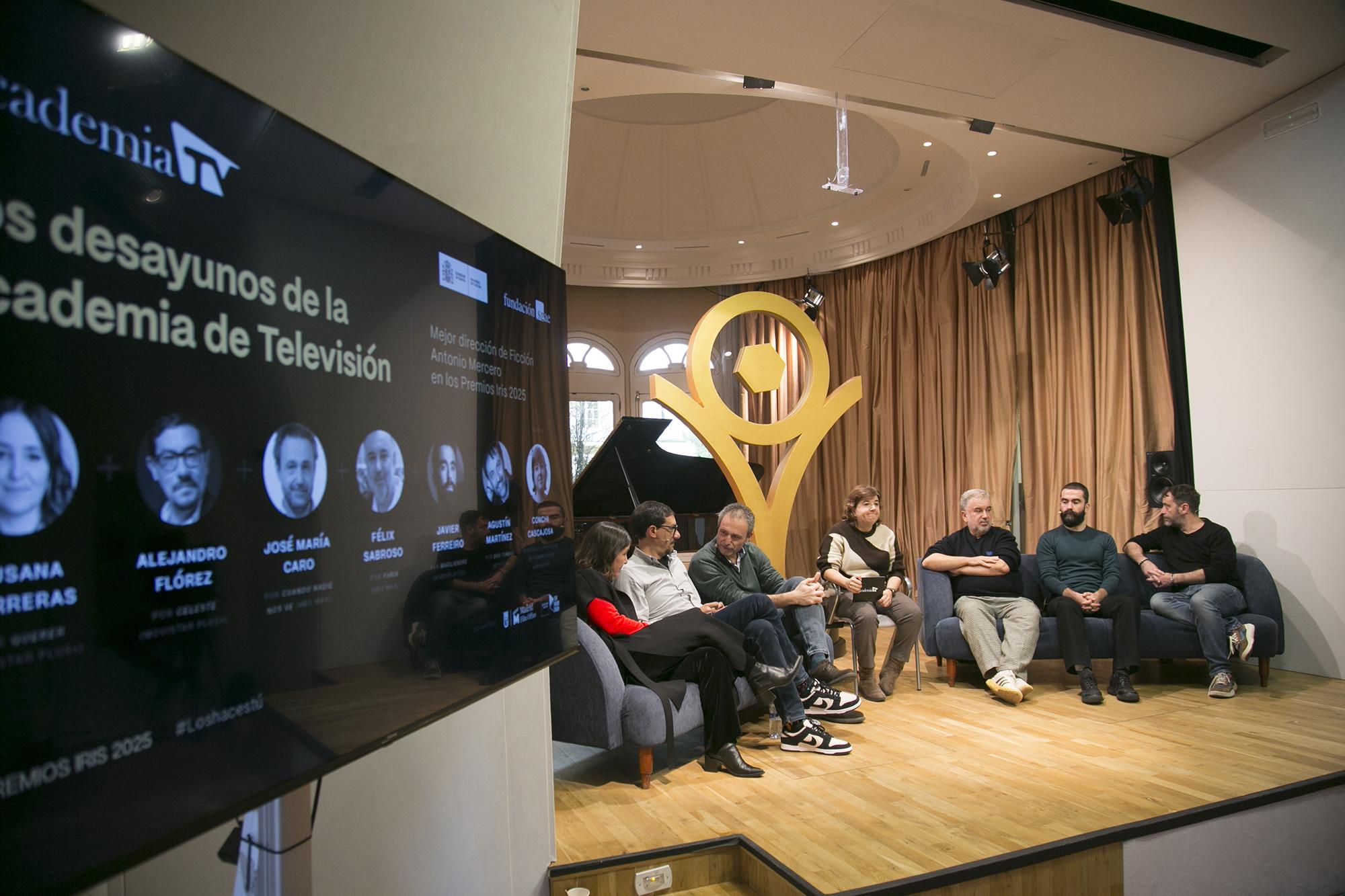 La Academia de Televisión reúne a los nominados a Mejor Dirección de Ficción en los Premios Iris 2025