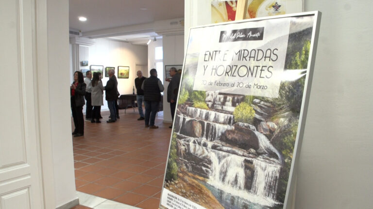 La Casa de la Cultura acoge la exposición ‘Entre miradas y horizontes’ de Mª del Pilar Anarte