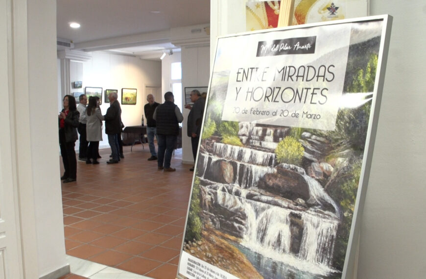 La Casa de la Cultura acoge la exposición ‘Entre miradas y horizontes’ de Mª del Pilar Anarte