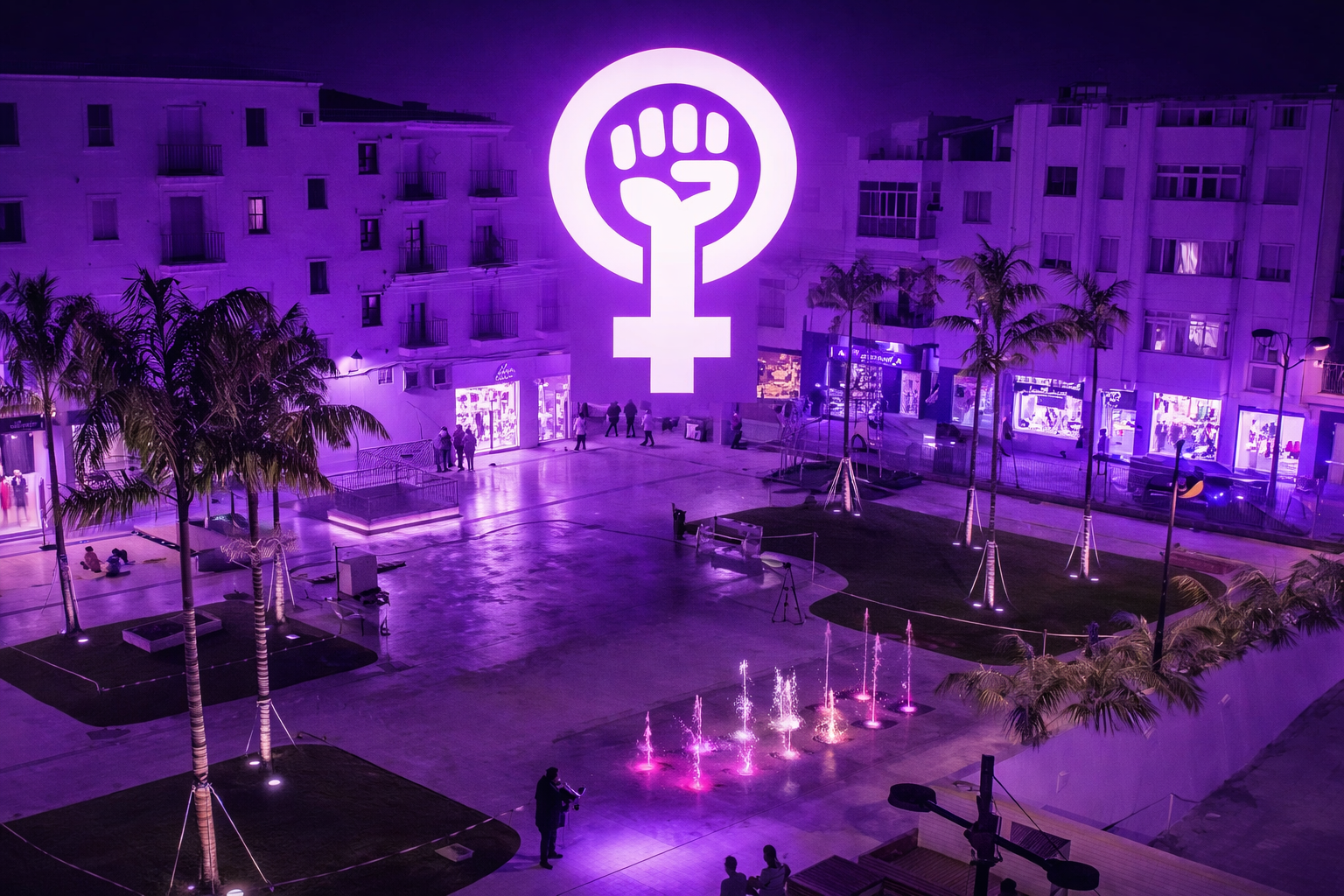 El PSOE de Estepona apoyó la concentración del 8M y reclama más políticas de igualdad en el municipio