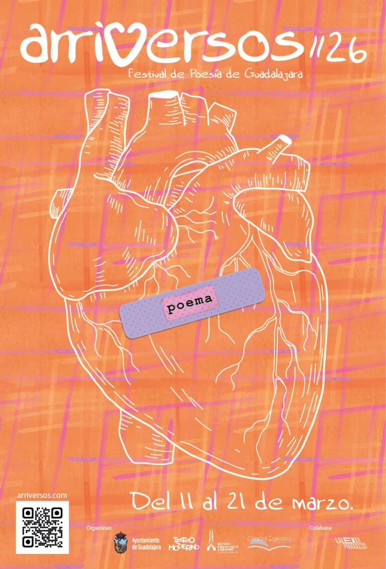 Guadalajara se llena de poesía contemporánea con el festival Arriversos 2026