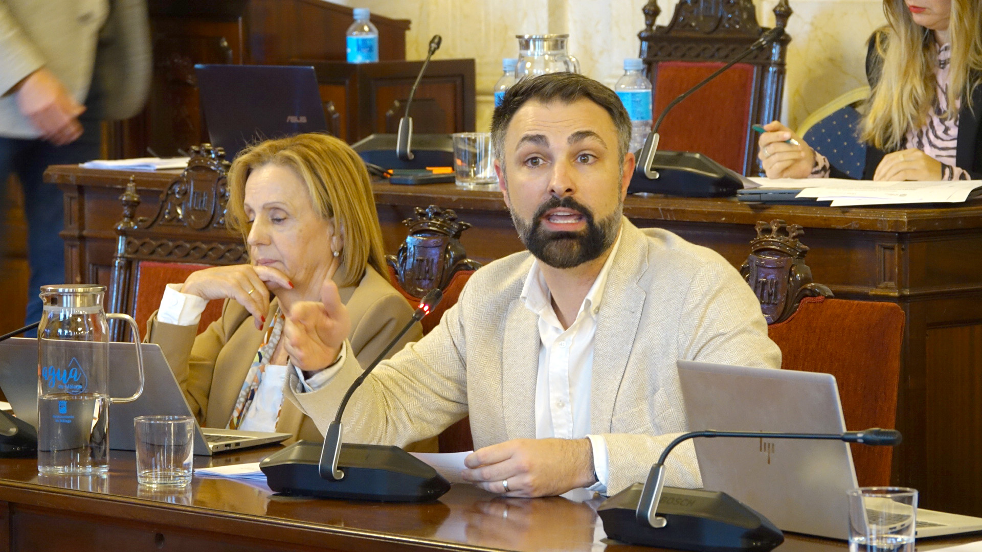 El PSOE critica la “falta de preocupación” del Ayuntamiento ante el riesgo de desplome en la Alcazaba y Gibralfaro