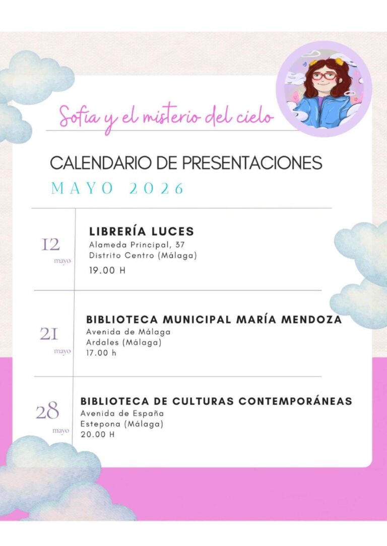 Sofía y el misterio del cielo continúa su gira con tres presentaciones durante el mes de mayo