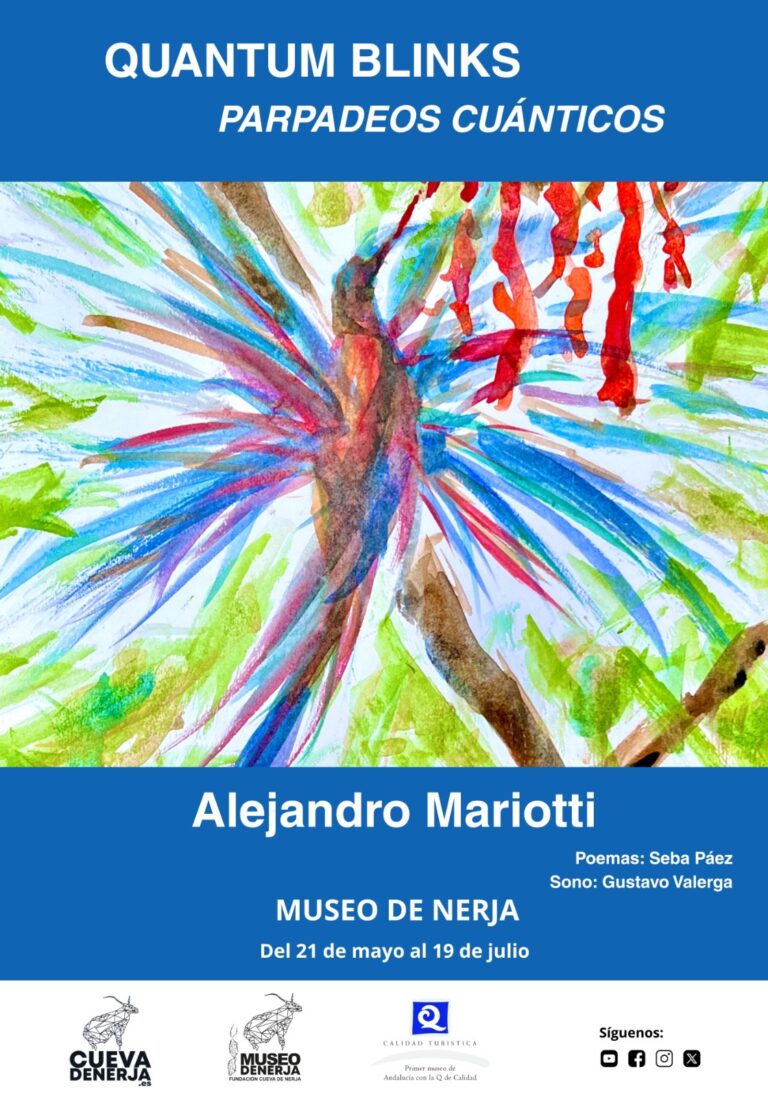 El Museo de Nerja presenta una nueva exposición temporal: ‘Quantum Blinks. (Parpadeos Cuánticos)’, de Alejandro Mariotti