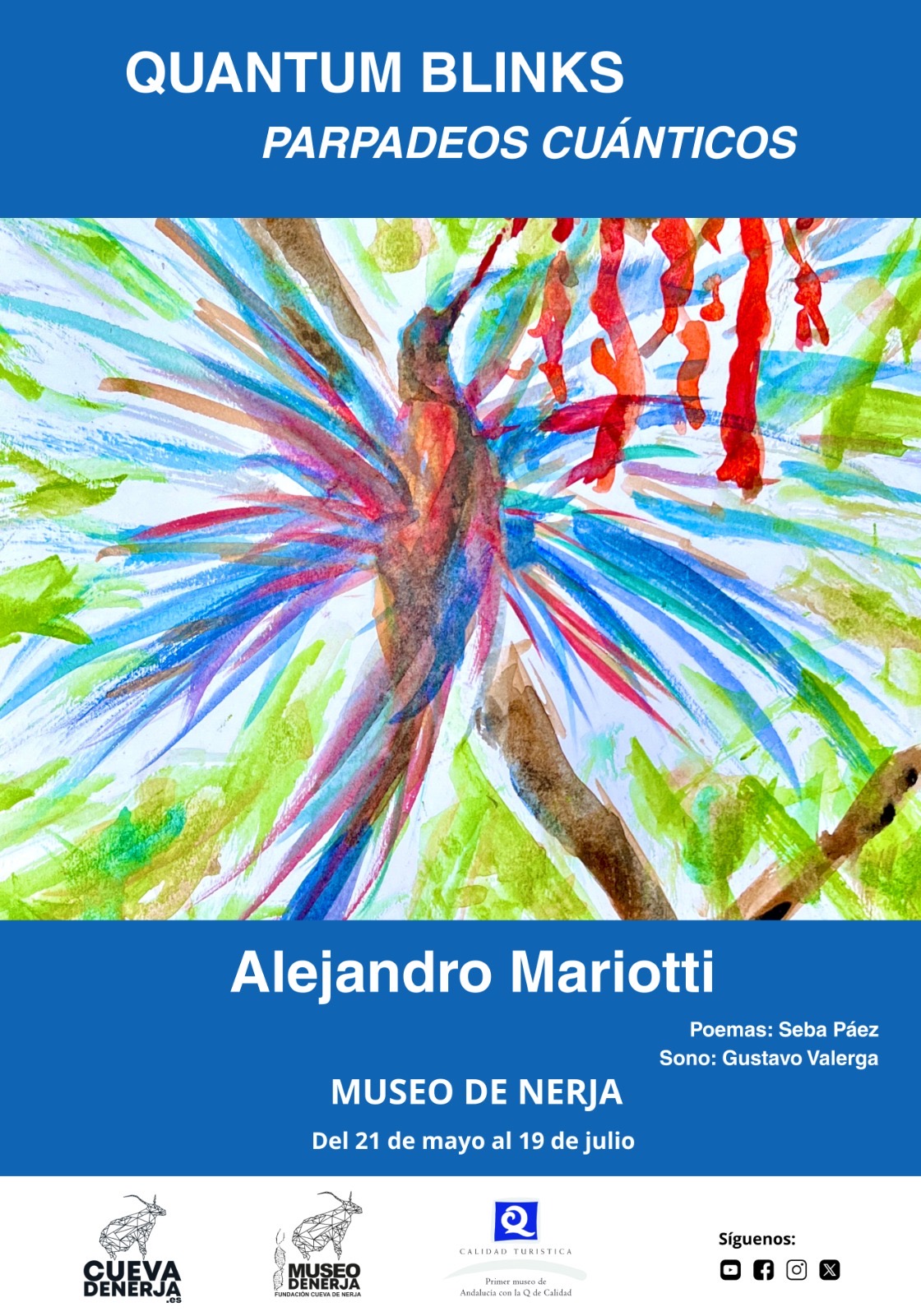 El Museo de Nerja presenta una nueva exposición temporal: ‘Quantum Blinks. (Parpadeos Cuánticos)’, de Alejandro Mariotti