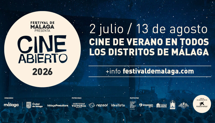 Cine Abierto programa 105 proyecciones gratuitas en todos los distritos de Málaga