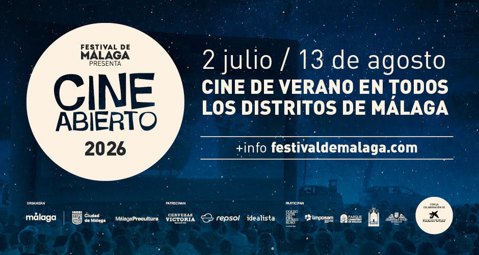 Cine Abierto programa 105 proyecciones gratuitas en todos los distritos de Málaga
