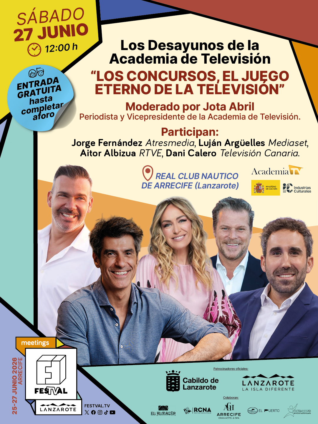 La Academia de Televisión celebrará en Lanzarote una jornada sobre los concursos televisivos