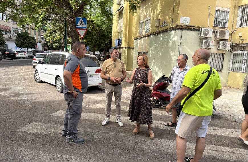 El PSOE alerta del deterioro de los pasos de peatones en Carretera de Cádiz y reclama una actuación urgente