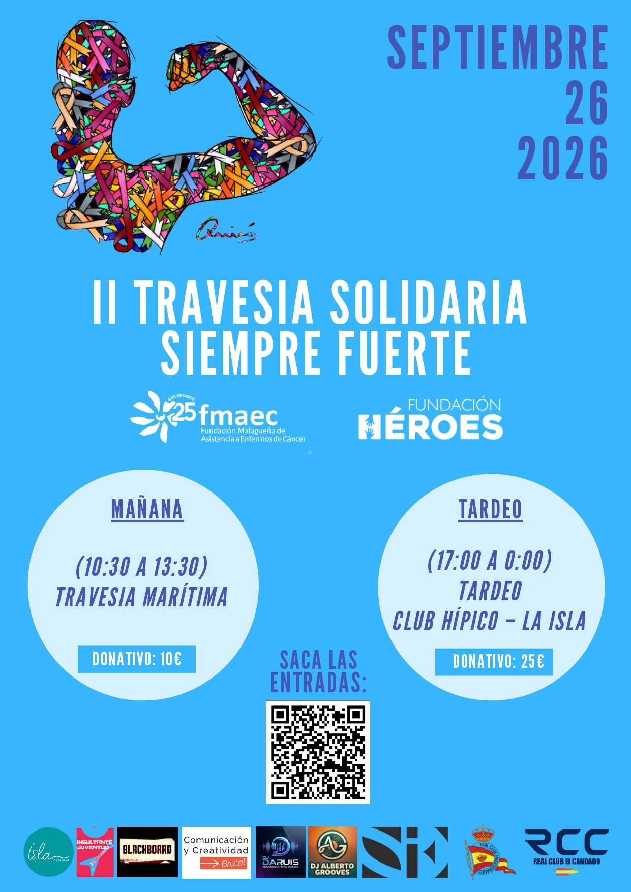 La II Travesía Solidaria ‘Siempre Fuerte’ homenajeará en Málaga el legado de Pablo Ráez