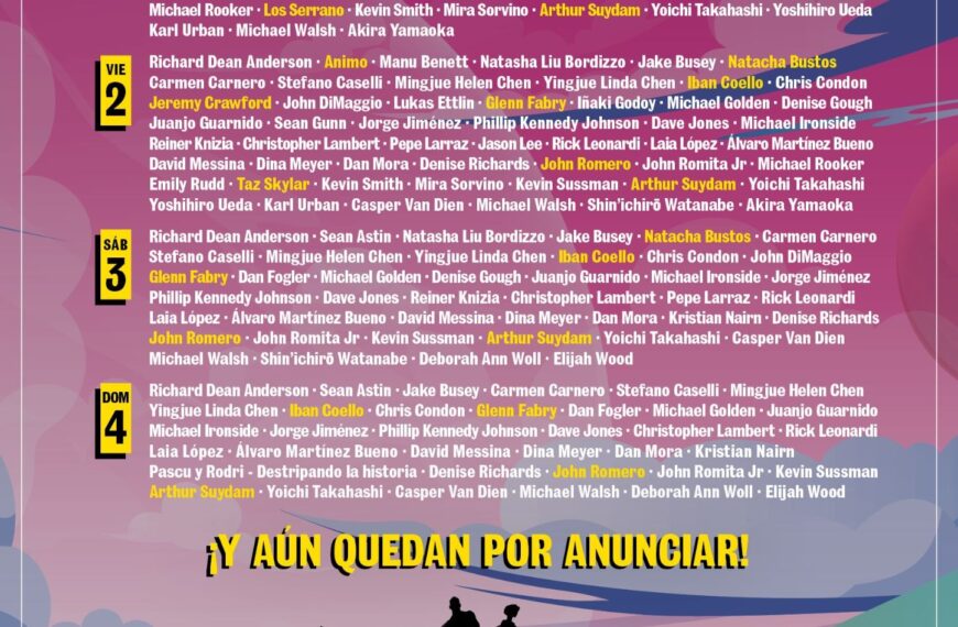 La Comic-Con Málaga confirma a Taz Skylar, el reparto de ‘Los Serrano’ y John Romero para octubre