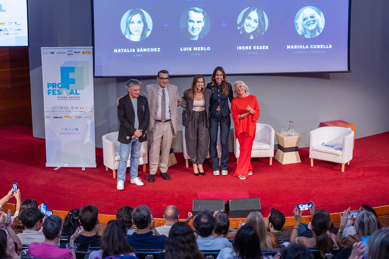 Luis Merlo, Natalia Sánchez e Irene Esser analizan en el FesTVal los retos del trabajo actoral en las series